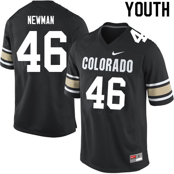 Youth #46 Chase Newman Colorado Buffaloes College Football Jerseys Sale-Home Black